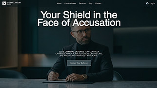 Hemsidemallar för Allt - Criminal Law Firm (Bold)