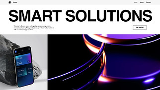  website templates - Tech Company (Bold)