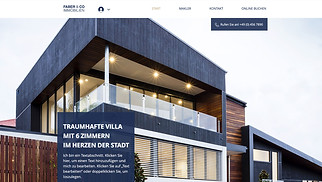 Immobilien Website-Vorlagen - Immobilienunternehmen