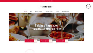Templates de sites web Accessible - Restaurant Italien