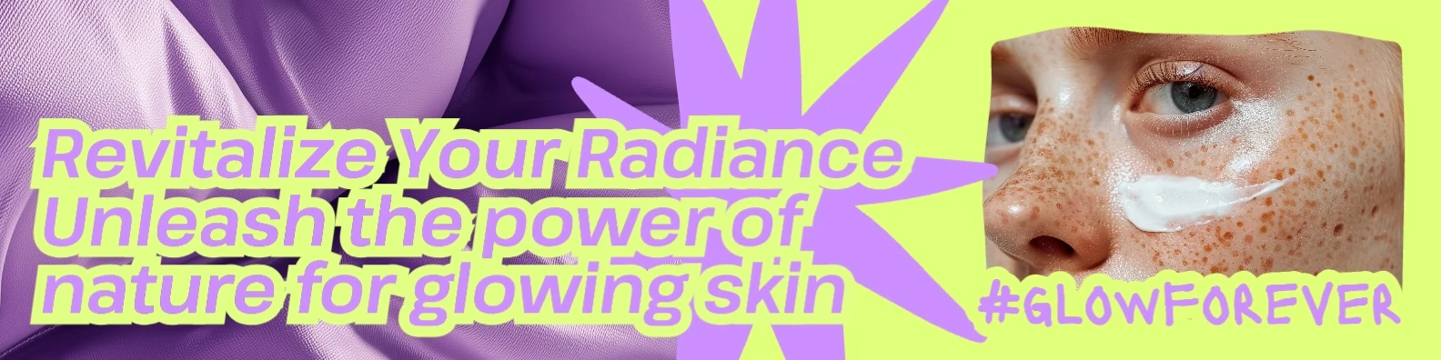 Edgy Neon Beauty LinkedIn Banner