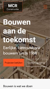 Bedrijven website templates - Bouwbedrijf