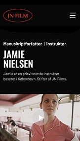 Portefølje & CV hjemmesideskabeloner – Instruktør