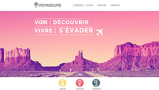Templates de sites web Services voyage - Agence de voyage