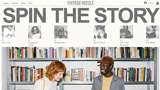 Шаблони у категорії «eCommerce» — «Secondhand Book and Record Store (Cosy)»
