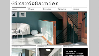 Templates de sites web Entreprises de services - Cabinet d'architectes