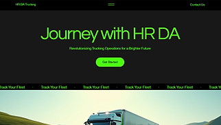  website templates - Trucking Company (Techy)