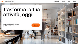 Template siti web Tutto - Pagina di destinazione per consulenza aziendale (Illustrativa)