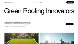 Industrial website templates - Roofing (Modern)