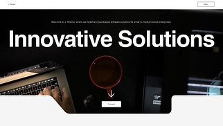  website templates - SaaS Company (Elegant)