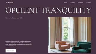 Hotels & B&Bs website templates - Hotel (Elegant)