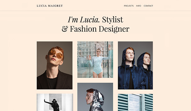 fashion designer website