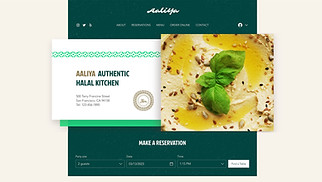 Restaurants & Food website templates - Middle Eastern Restaurant