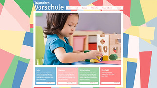 Bildung Website-Vorlagen - Vorschule