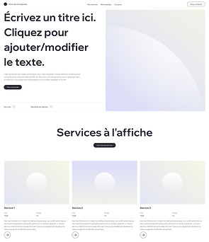 Maquette avec CMS
