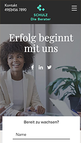 Landingpage website templates – Landingpage für Unternehmen