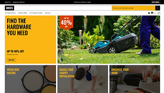 Online-Shop Website-Vorlagen - Eisenwarengeschäft