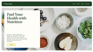 Restaurants & Food website templates - Healthy Food Blog (Clean)