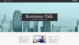 Unternehmen Website-Vorlagen - Blog für Business