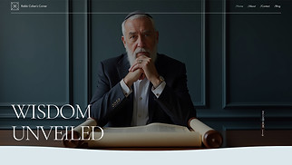 Religion website templates - Rabbi (Clean)