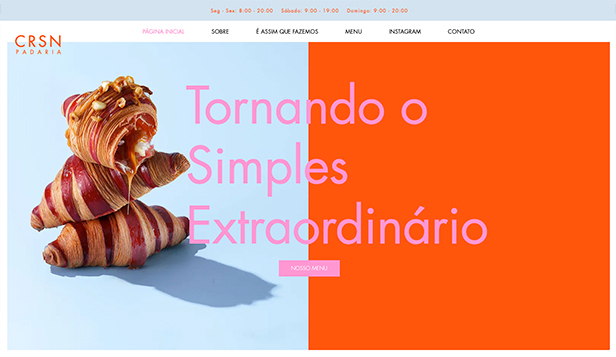 Restaurantes e Comida website templates – Padaria