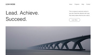 Business website templates - Business Consultant (Editorial)