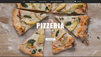 Restaurants & Essen Website-Vorlagen - Pizzarestaurant