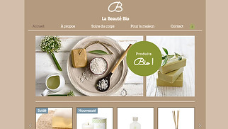 Templates de sites web E-commerce - Salon de beauté