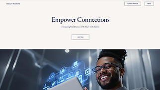 Business website templates - IT Consulting Firm (Minimal)