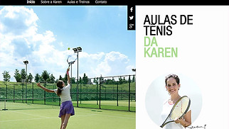 Templates de Esportes - Treinador(a) de tênis