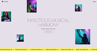 DJ & Producer website templates - House DJ (Bright)