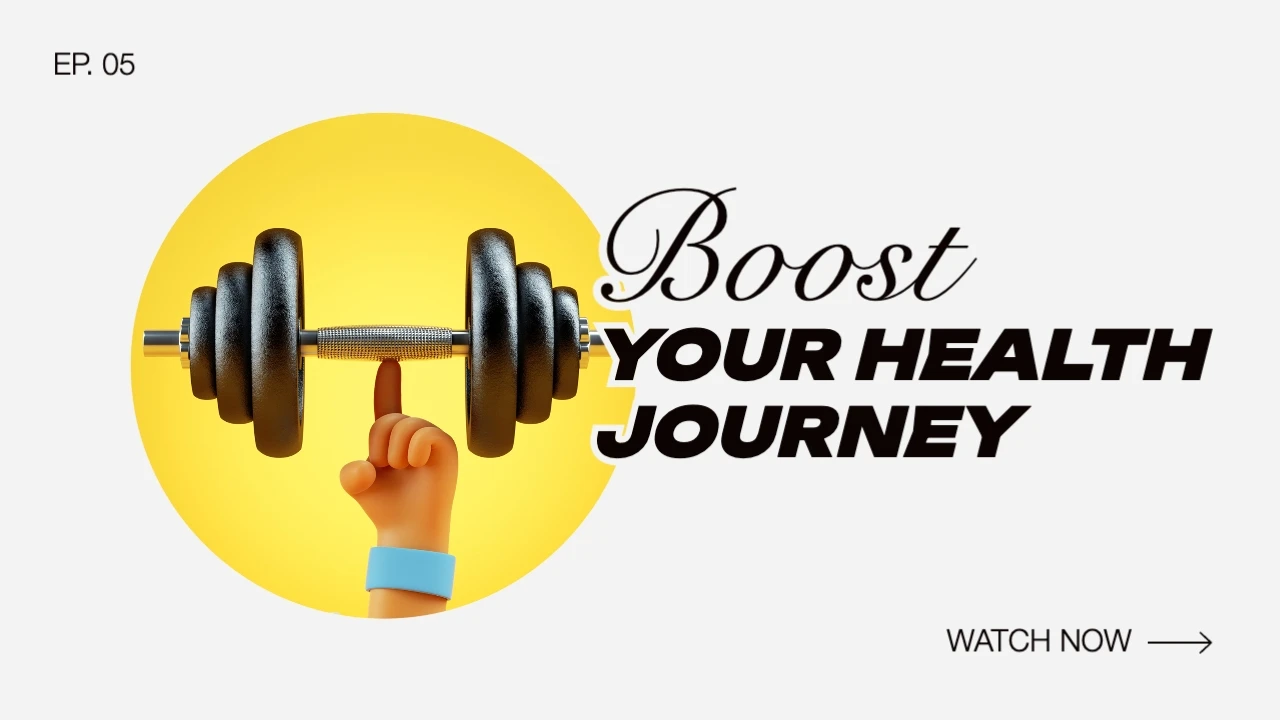 Playful 3D Health & Fitness YouTube Thumbnail