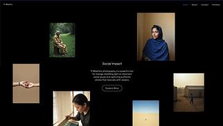 Travel & Documentary website templates - Documentary Photographer (Modern)