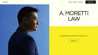 Law website templates - Law Firm (Vibrant)