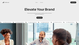 Marketing & Advertising website templates - Marketing Consultant (Strategic)