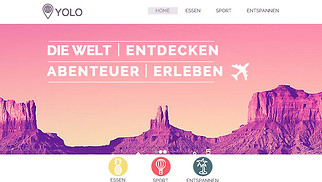  Website-Vorlagen - Reiseagentur