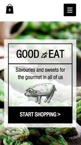 Mẫu trang web Đồ ăn và Thức uống – CH thực phẩm