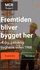 Virksomheder hjemmesideskabeloner – Byggefirma