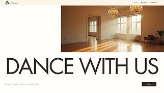  website templates - Dance Hall (Elegant)