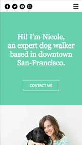 Mẫu trang web Thú cưng và Động vật – Người dắt chó