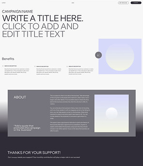 Campaign Wireframe