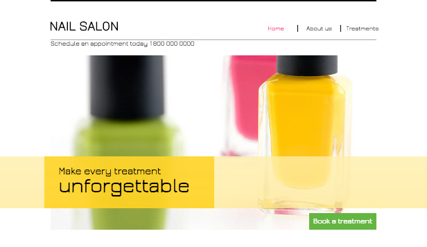 Beauty Salon Website Template