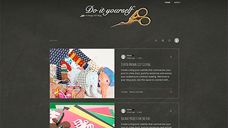 Kunst website templates - Doe-het-zelfblog