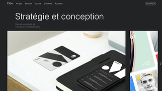 Templates de sites web Image de marque - Société de design