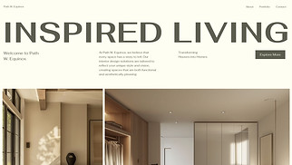 Interior Design website templates - Interior Design Firm (Decorative)