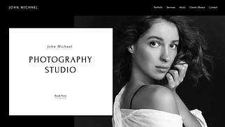 Webové šablony pro Události a portréty – Fotografické studio