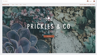 เทมเพลตเว็บไซต์ eCommerce - ร้านขายต้นไม้