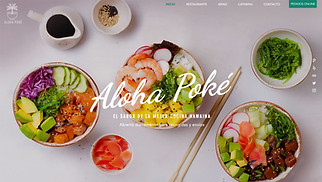 Todas plantillas web – Restaurante de Poke