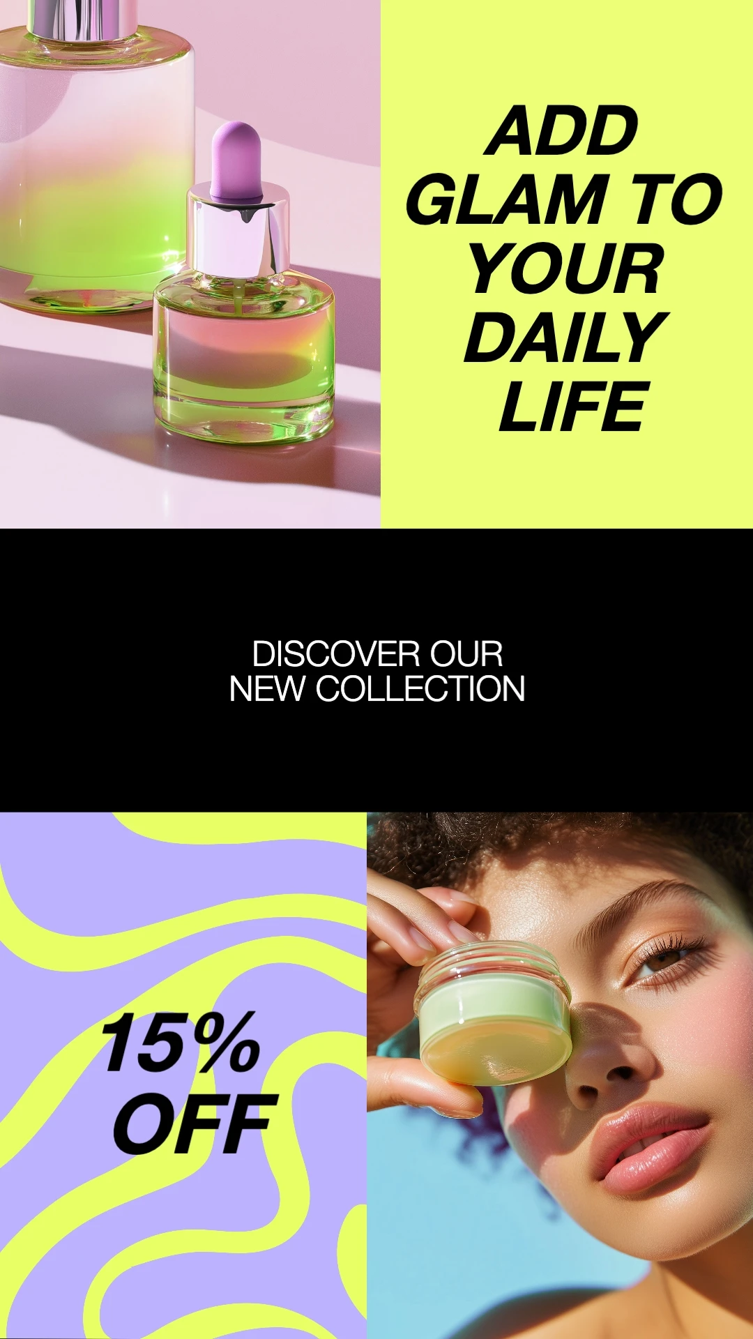 Edgy Pop  Beauty Facebook Story