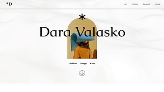 Portfolio Website-Vorlagen - Grafikdesigner